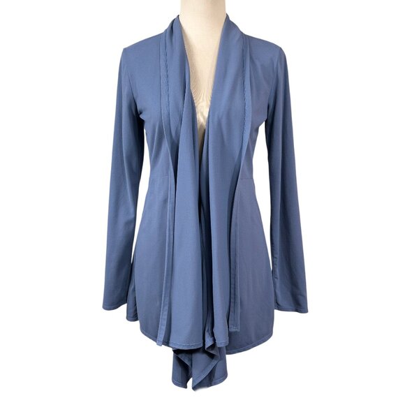 Athleta Blue Soft Lightweight Open Cardigan Wrap Size S - Picture 1 of 9